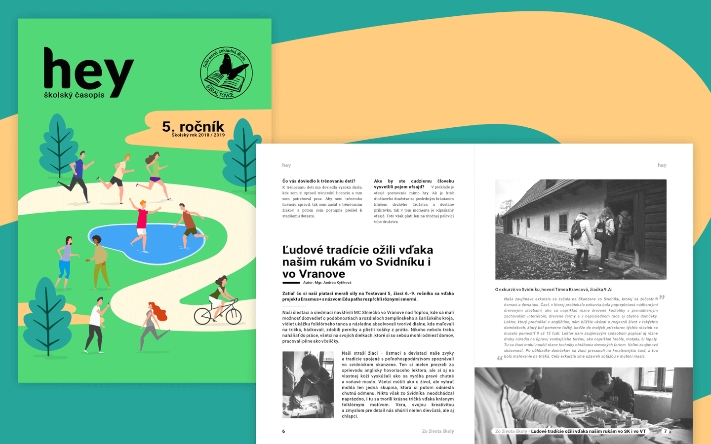 School magazine HEY!