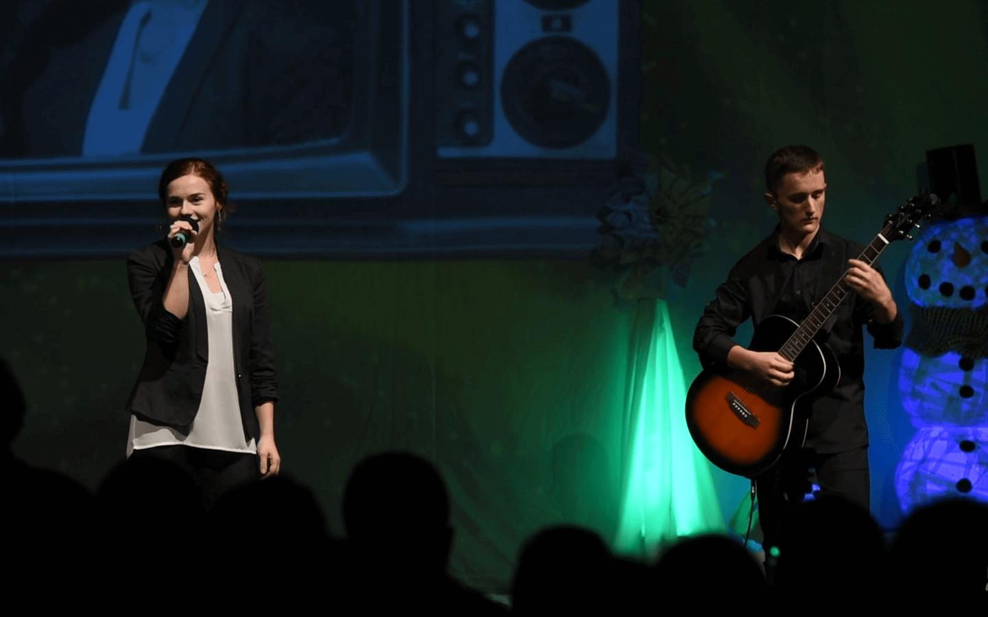 Christmas academy of primary school in Marhaň 2019